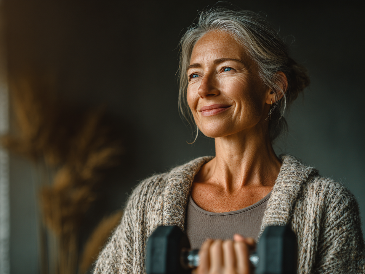 Інструктор демонструє правильну техніку дихальних вправ учасникам програми